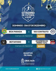 CITADINO DE CAMPO> Domingo de decisões em Cruz Alta em duas categorias