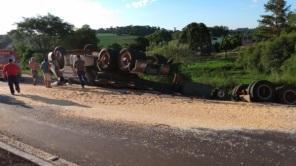 Acidente no trevo secundário de Ibirubá. 