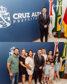 VIAGEM DA PREFEITA>Moacir Marchesarn Junior assume como Prefeito em Exercício