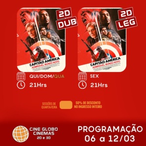 CINEMA: Confira os filmes em Cartaz neste sábado em Cruz Alta