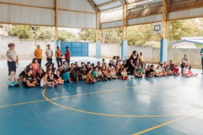 EMEF Antônio Serra Pereira inaugura quadra coberta de esportes após obra de re