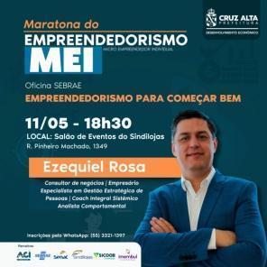 Cruz Alta terá Maratona do Empreendedorismo MEI entre 11 e 13 de maio 