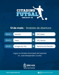 Citadino de Futsal 2025: veja os primeiros jogos e equipes participantes