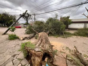 Temporais deixam 114 municípios afetados e causam uma morte no RS