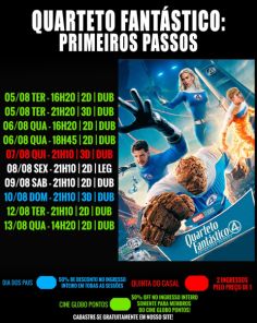 CINEMA: Confira os filmes em Cartaz neste sábado em Cruz Alta