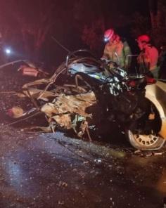 Grave acidente resulta em 04 vítimas fatais e 03 feridos na ERS 332