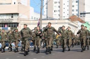 Mais algumas imagens do Desfile Militar de Sete de Setembro em Cruz Alta