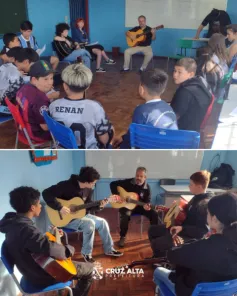 Projeto Coxilha Vai à Escola reúne estudantes em oficinas de música e poesia