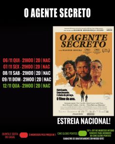 CINEMA: Confira os filmes em Cartaz neste sábado em Cruz Alta