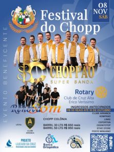 HOJE> Rotary Erico Verissimo celebra 20º Festival do Chopp no Clube Arranca