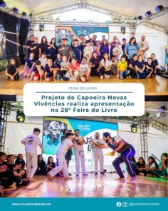  Projeto de Capoeira Novas Vivências foi atração na 28ª Feira do Livro