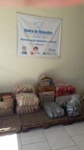 Unicruz entrega meia tonelada de alimentos para banco de alimentos de C. Alta