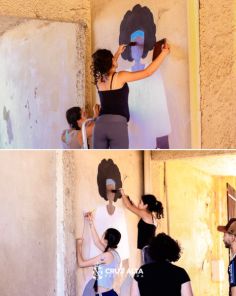 Margarida Pardelhas Usa Arte Urbana para Incentivar Doação de Sangue