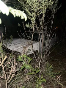 Motorista sai ileso após capotamento na Rodovia Jacob Della Mea, em Cruz Alta