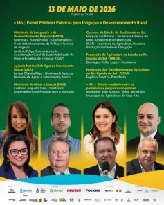 13 E 14 DE MAIO> Cruz Alta se torna o centro internacional da irrigação 