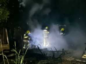 Incêndio destrói completamente residência no Bairro Brum 2 em Cruz Alta