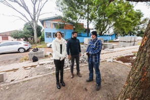 PRAÇA SANTA TEREZINHA 2> Obras seguem em ritmo intenso em Cruz Alta