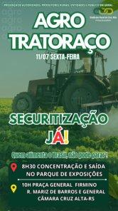 Agrotratoraço em Cruz Alta deve mobilizar produtores e máquinas na sexta-feira