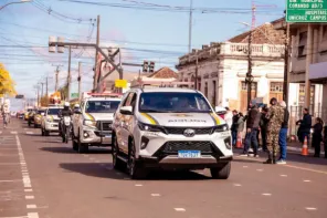 Milhares de pessoas acompanham Desfile de 7 de Setembro em Cruz Alta