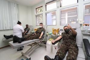 Militares da EASA realizam ação solidária para doação de sangue 
