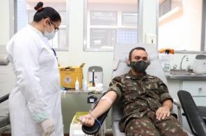 Militares da EASA realizam ação solidária para doação de sangue 