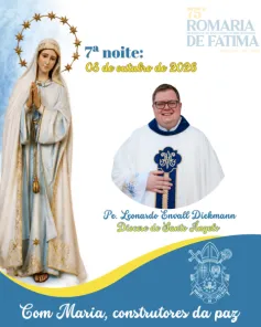 Novena da 75ª Romaria de Fátima chega nesta quinta a 7º noite na Catedral
