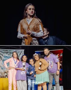 4º FESTEATRO> O talento das crianças Cruzaltenses no palco da Casa de Cultura