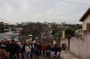 Milhares de pessoas participaram da 72ª Romaria de Fátima em Cruz Alta
