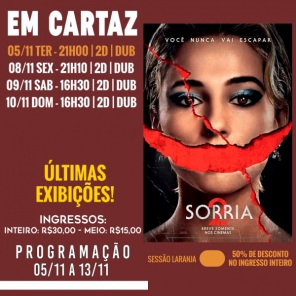 DOMINGO: Confira a programação de filmes  no Cine Globo de Cruz Alta
