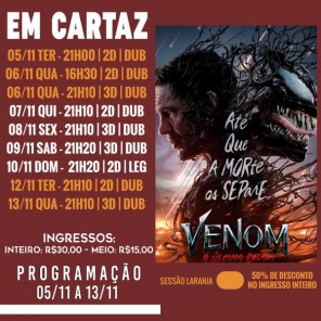 DOMINGO: Confira a programação de filmes  no Cine Globo de Cruz Alta