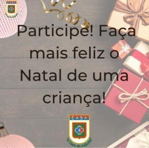 Campanha Natal Solidário da Easa tem arrecadação no próximo sábado