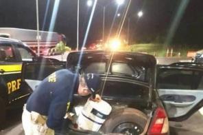 Cruz-Altense é preso em Ijuí pela PRF com carga de agrotóxicos contrabandeados