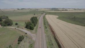 QUASE PRONTO!> Asfalto que liga Tupanciretã à Santa Tecla na RSC-392