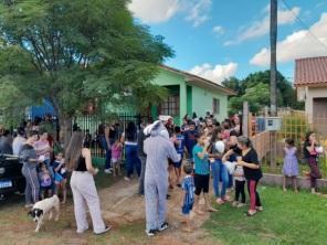 Grupo Otopatamar realizou no sábado mais uma edição da sua Páscoa solidária