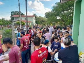 Grupo Otopatamar realizou no sábado mais uma edição da sua Páscoa solidária