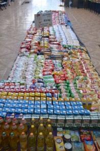 HSVP recebe 816kg de alimentos através da ação Gesto Fraterno de Corpus Christ