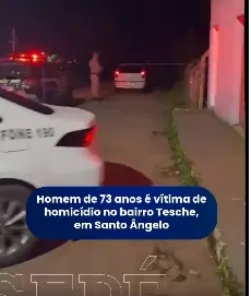Idoso é morto a tiros dentro de veículo em Santo Ângelo