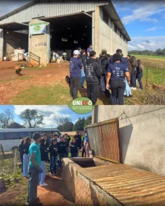 Alunos do Projeto Pescar conhecem ações da Unicca em Cruz Alta