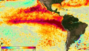NOAA> Chances do El Niño ser muito forte no final de 2026 chegam a 81%