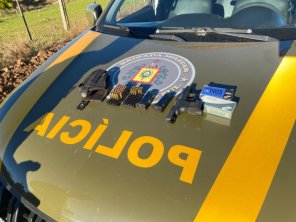 Homem é preso com pistola 9mm e 57 munições em Boa Vista do Cadeado
