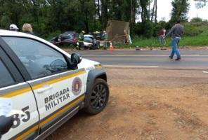 Jovem morre em acidente na ERS-342, entre Cruz Alta e Ijuí