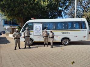 Brigada Militar realiza panfletagem alusiva aos 15 anos de Lei Maria da Penha