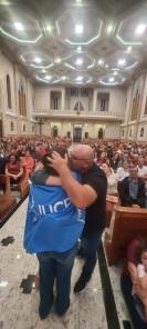 AQUECE O CORAÇÃO: Linda imagem na Catedral no último sábado em Cruz Alta