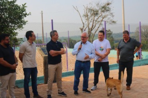 No domingo foi inaugurada a revitalização da Praça da Santa Terezinha 2