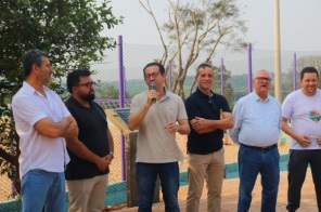 No domingo foi inaugurada a revitalização da Praça da Santa Terezinha 2
