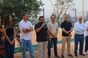 No domingo foi inaugurada a revitalização da Praça da Santa Terezinha 2