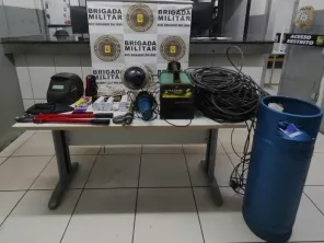 Brigada Militar prende dois homens por furto qualificado em Cruz Alta