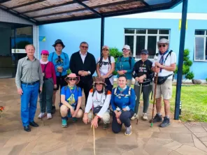 Peregrinos dos Caminhos de Fátima seguem rumo à Romaria em Cruz Alta