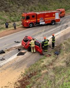 Grave acidente de trânsito no domingo com vítima fatal na BR 285 em Panambi