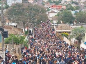 Milhares de pessoas participaram da 71ª Romária de Fátima em Cruz Alta 